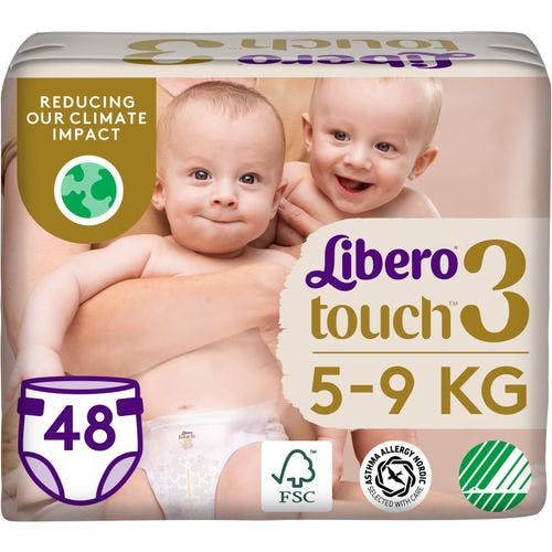 Blöjor Touch(3) 5-9kg 48-p Libero